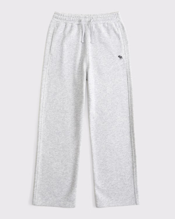 boys essential icon baggy open-hem sweatpants | boys bottoms | Abercrombie.com | Abercrombie & Fitch (US)