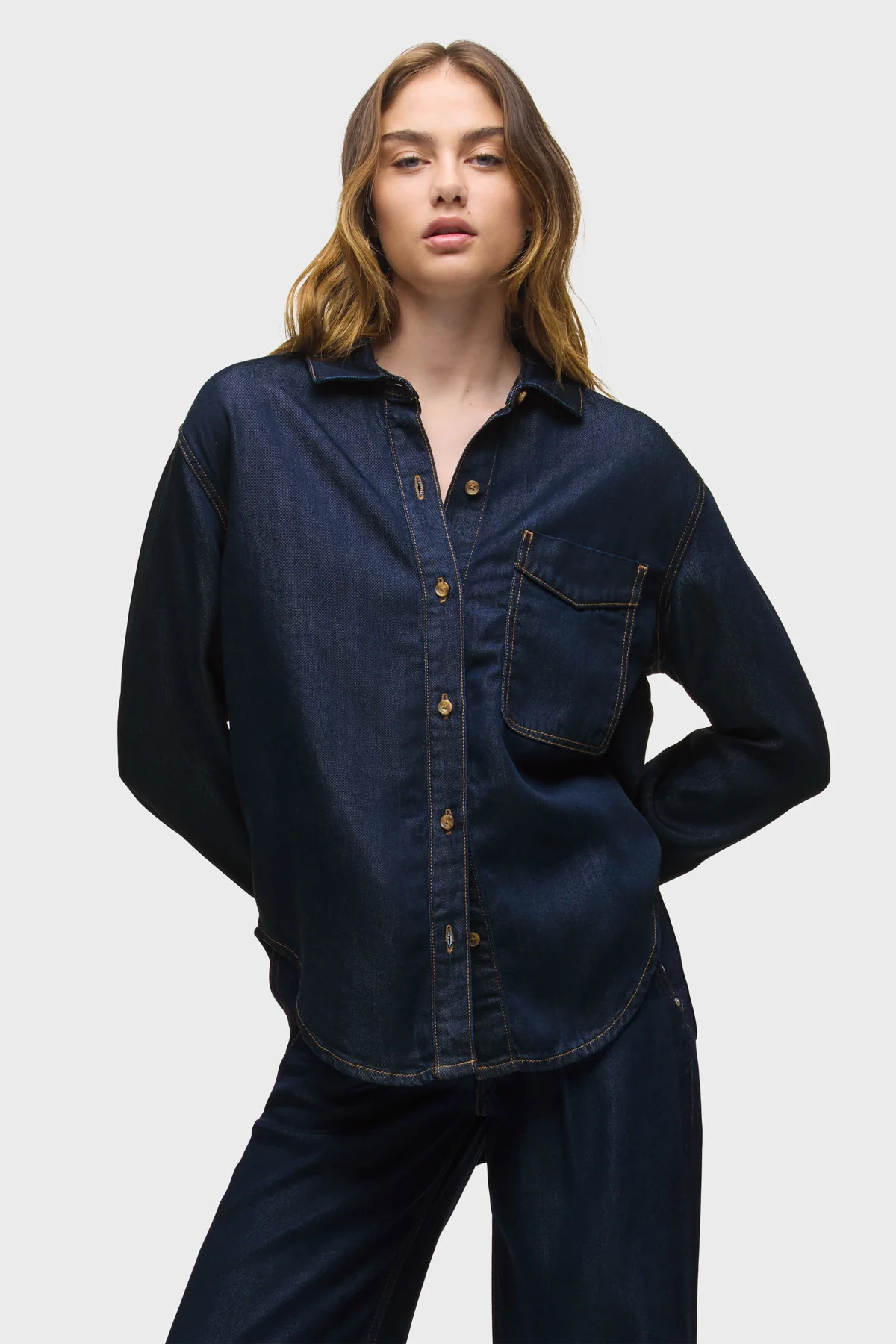 Oversized Button Down | Hudson Jeans