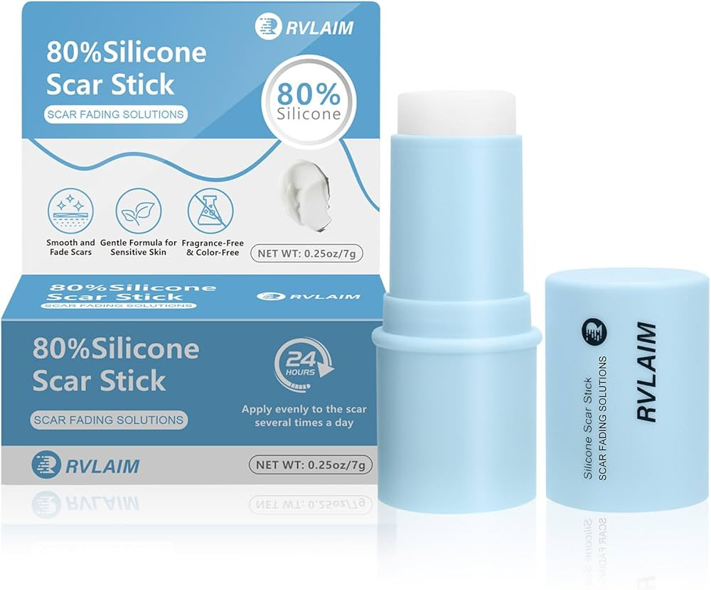 Silicone Scar Stick, 80% Silicone Stick for Face and Body. Silicone Stick for Removal of Surgical... | Amazon (US)