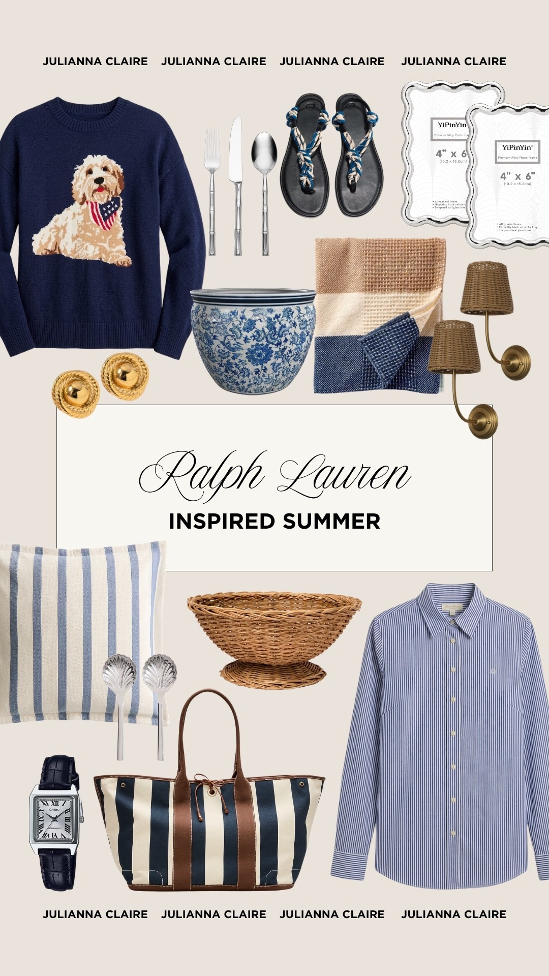 Ralph Lauren inspired summer finds!

#LTKootd #LTKgrwm #LTKHome