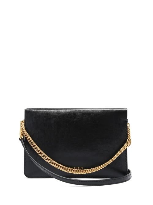 Givenchy - Cross3 Grained-leather Cross-body Bag - Womens - Black | Matches (US)