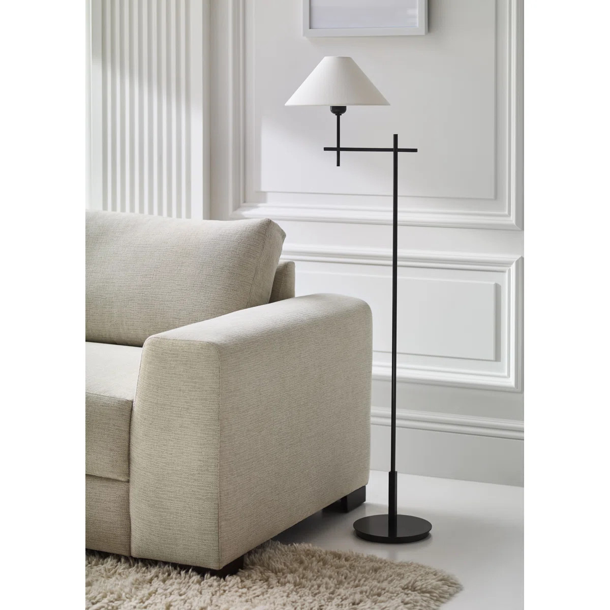 J. Randall Powers Hackney Bridge Arm Floor Lamp | Wayfair North America