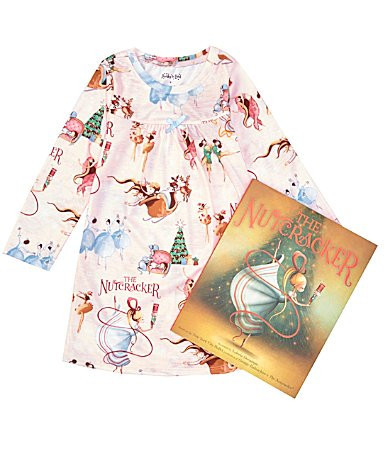 Books To Bed LittleBig Girls 2-10 Christmas Nutcracker Nightgown Book Set - 3 | Dillard's