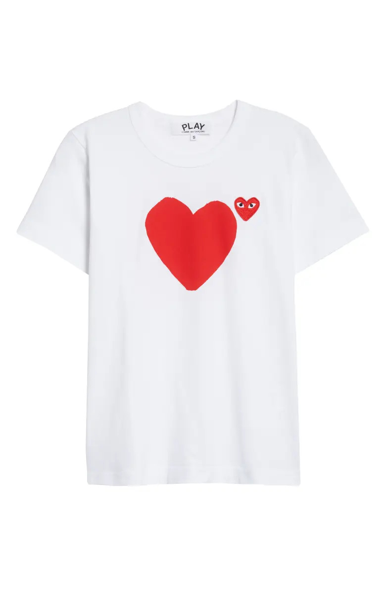 Comme des Garçons PLAY Comme de Garçons PLAY Women's Double Heart Graphic Cotton Tee | Nordstro... | Nordstrom