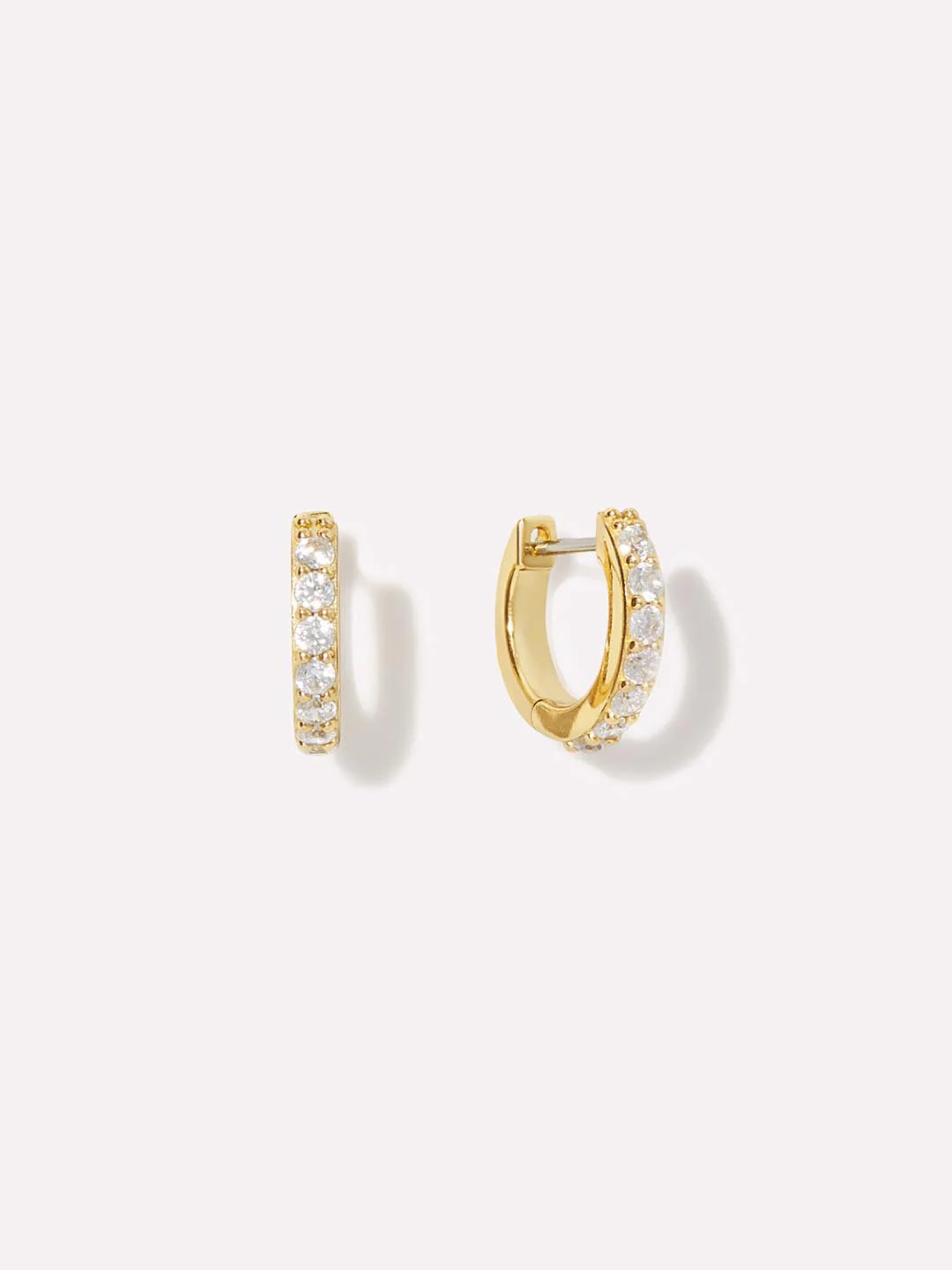 Pave Huggie Hoops | Ana Luisa