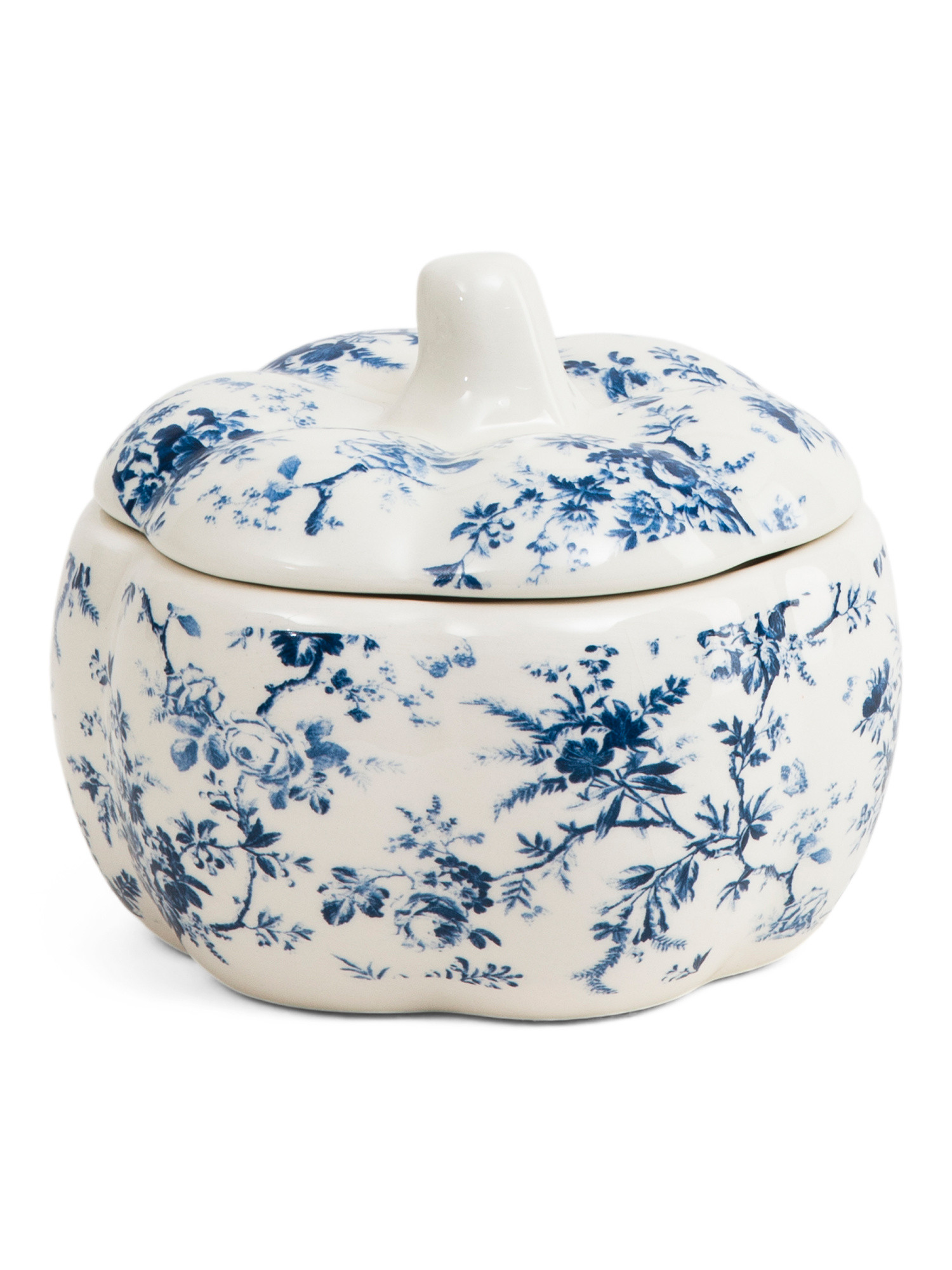 12oz Ceramic Floral Pumpkin Candle | TJ Maxx