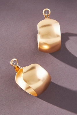 Chunky Wide Hoops | Anthropologie (US)
