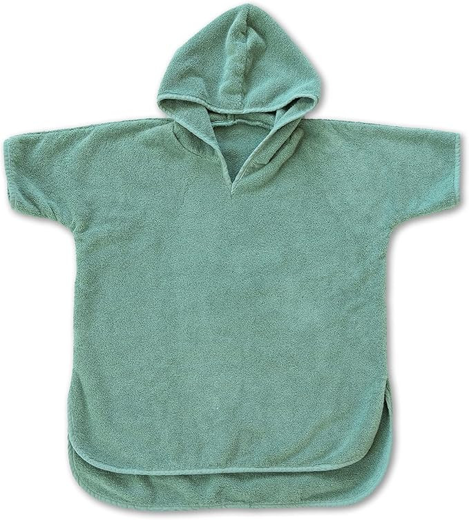 Natemia Organic Hooded Poncho Towel – Ultra Soft and Absorbent Cloud Touch Cotton Kids Cover-Up | Amazon (US)