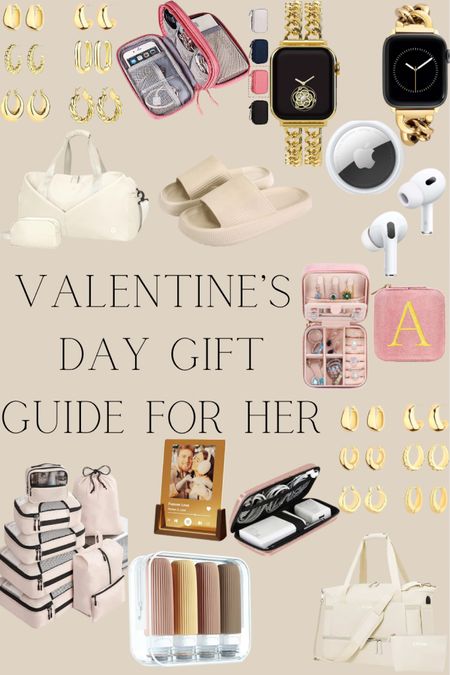 It’s February and that means Valentine’s Day is coming. Here are some of my favorites to gift the special women in your life! Prices vary from $9- over $150 but these are the best gifts to give. Simple jewelry, travel accessories, Apple products, etc. 

My Valentine’s Day Gift guide for her has some favorites she’ll be so happy to have, but also a nice bouquet of roses helps! #valentinesday #giftguide #giftguideforher #valentinesgiftguide 
#giftsforher

#LTKtravel #LTKGiftGuide #LTKsalealert