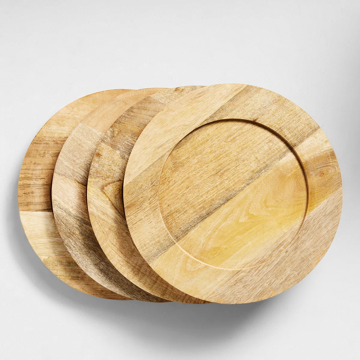 Zadia Wood/Bamboo Charger Plate (Set of 4) | Wayfair North America