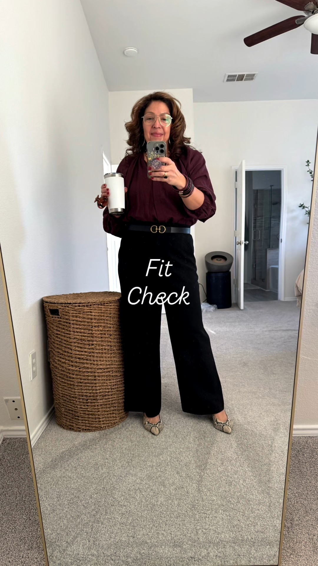 Getting ready to see a client today for a curated closet session. Mixing old with new and shopping my closet.

I am a wardrobe stylist, mom of two boys (really men), a wife, and post menopausal woman in business who is 14/16 on the bottom, a L on top and I am 5’4”. 
I have been every thing from a size 10-18+

#LTKmorningroutine #LTKgrwm #LTKootd