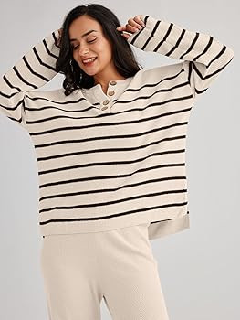 LILLUSORY Women's 2 Piece Trendy Outfits Oversized Slouchy Matching Sets Cozy Knit Sweatsuit Sets | Amazon (US)