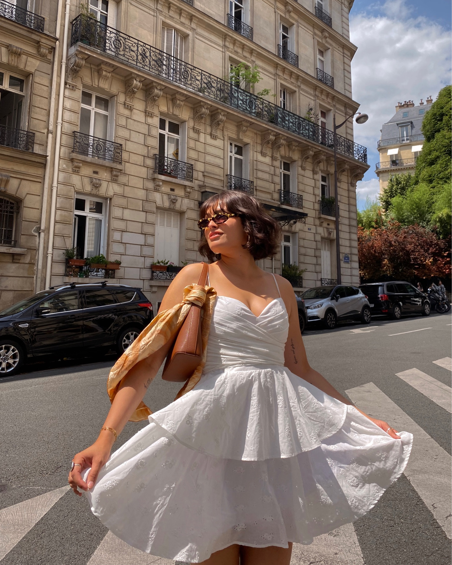 Summer dress in Paris🌞
.
.
Summer outfit ideas, Pinterest outfit, Parisian style, Parisian aesthetic, Parisian outfit. 

#LTKeurope #LTKFind #LTKwedding