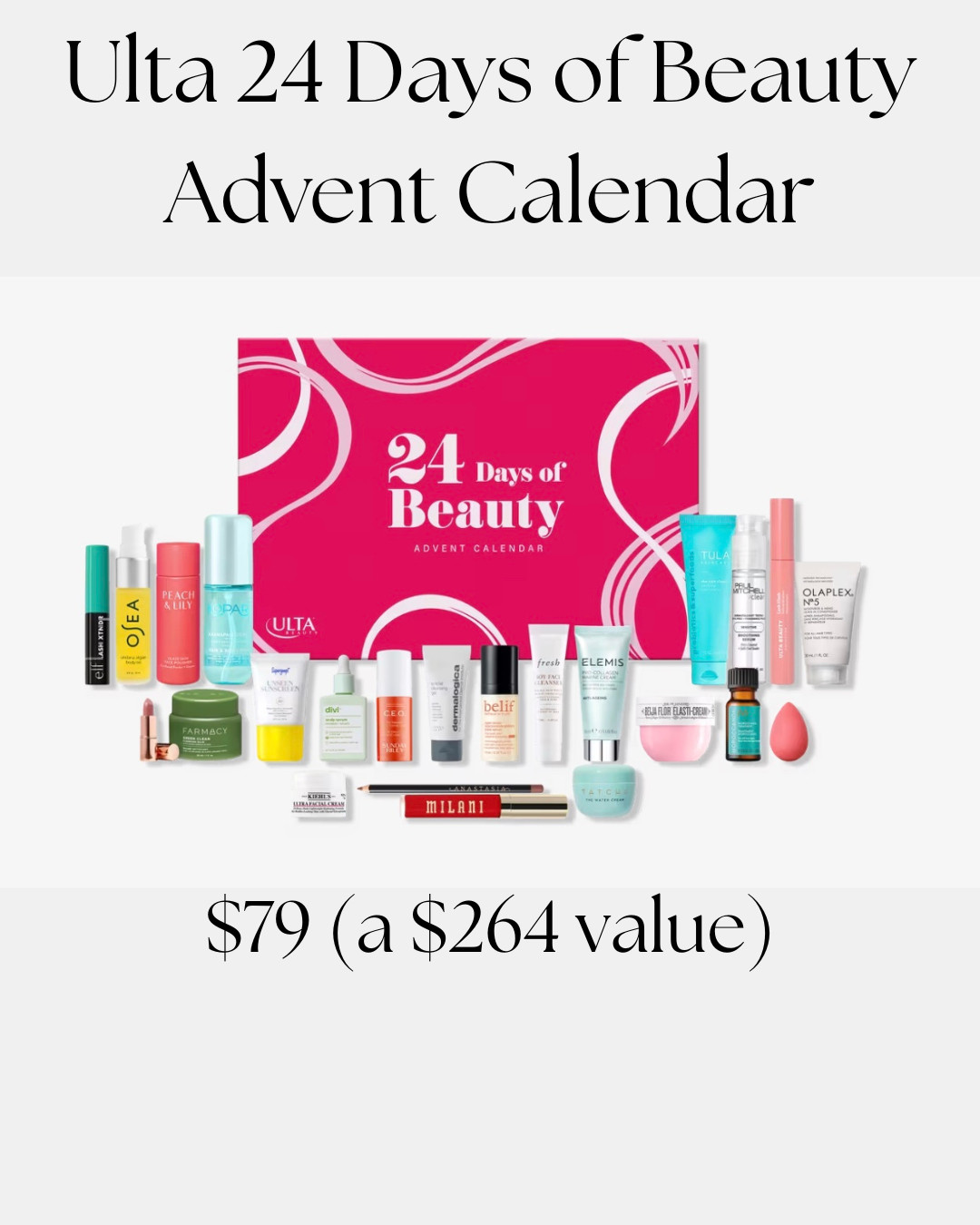 Ulta 24 Days of Beauty Advent Calendar  

 #LTKSeasonal #LTKFindsUnder100 #LTKBeauty