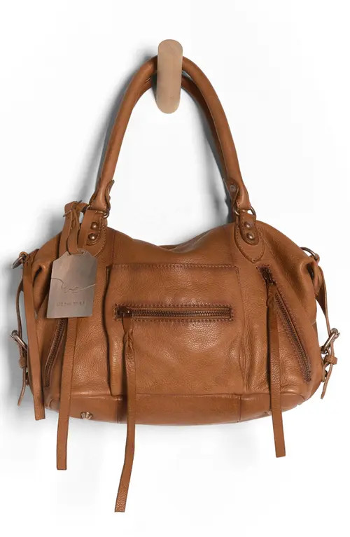 Free People We The Free Baby Emerson Leather Tote in Saddle at Nordstrom | Nordstrom