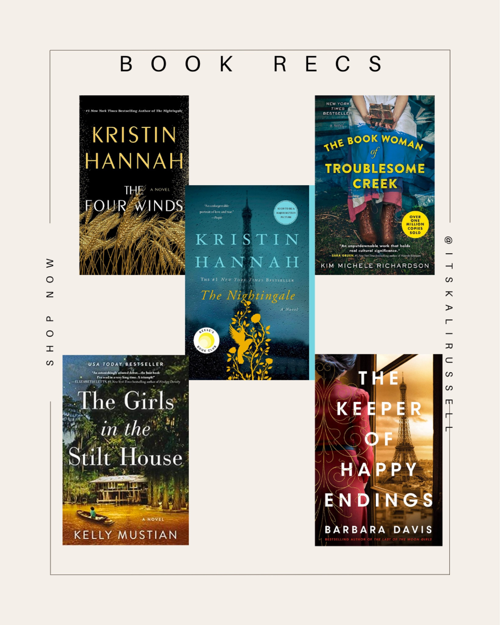 Book recs- historical fiction 
#books #reading 

#LTKhome #LTKfindsunder50 #LTKGiftGuide