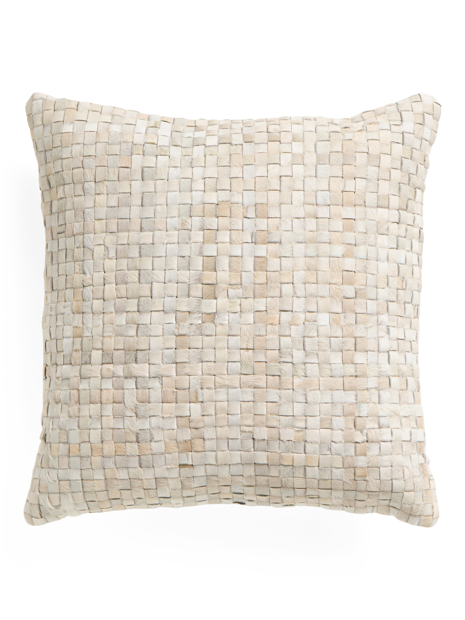 19x19 Leather Woven Pillow | Home | Marshalls | Marshalls