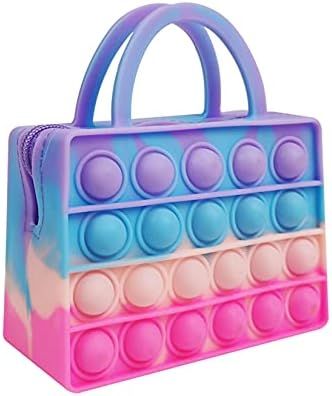 HARCHUMG Fidget Purse for Girls Kids Bubble Fidget Handbag Food Grade Silicone Coin Purse Mini Fidge | Amazon (US)