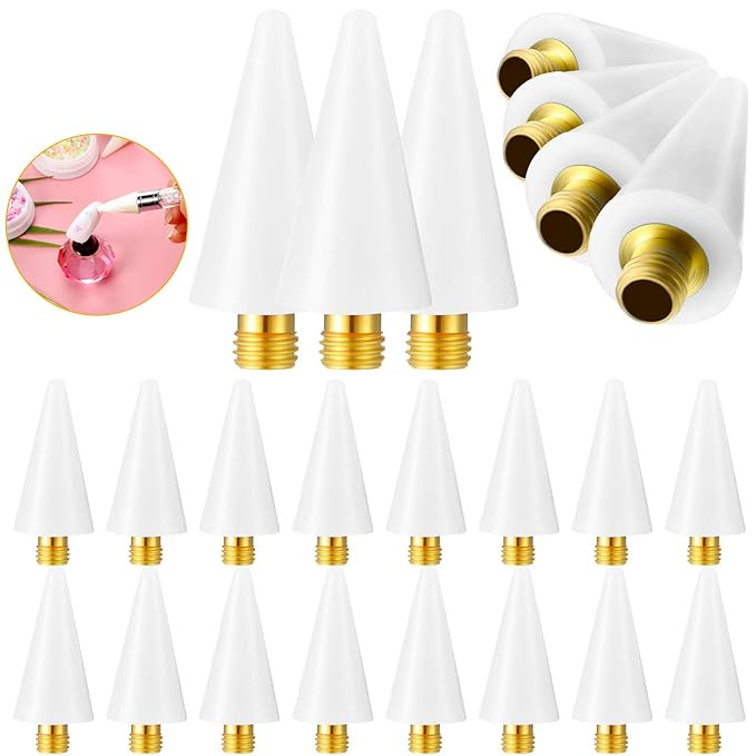 Blulu 16 Pcs Wax Tips for Nail Rhinestones Replacement Diamond Painting Wax Head Tips Rhinestone ... | Amazon (US)