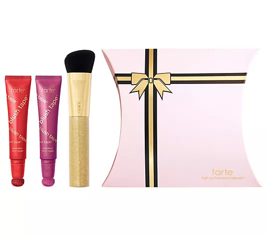 tarte Blush Tape Duo with Limited Edition Brush and Box | QVC