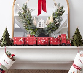 Wood Train 3-D Advent Calendar | Pottery Barn Kids