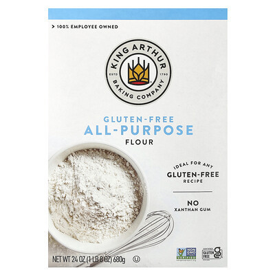 King Arthur Baking Company, Gluten Free All-Purpose Flour, 24 oz (680 g) | iHerb