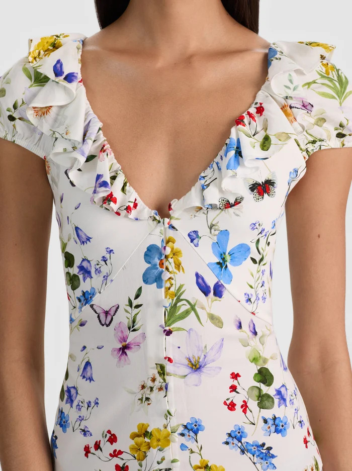 TARA MIDI SLIP DRESS | Alice + Olivia