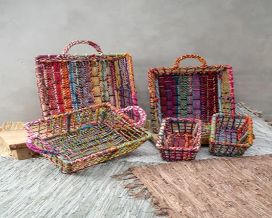 5 Piece Wire Basket Set | Wayfair North America
