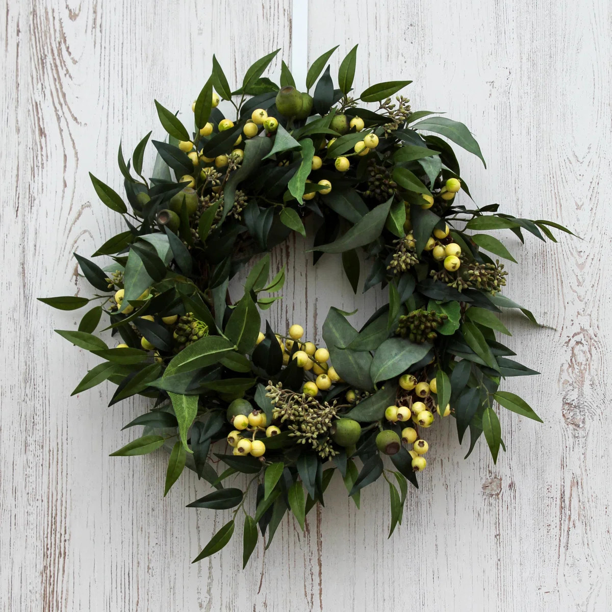 Handcrafted Faux Berry Silk Wreath | Wayfair North America
