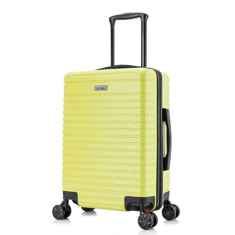 InUSA Deep Lightweight Hardside Large Checked Spinner Suitcase | Target