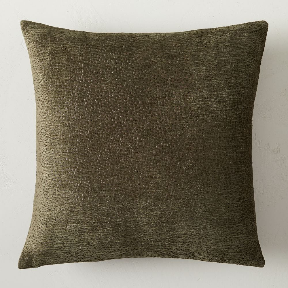 Dotted Chenille Jacquard Pillow Cover | West Elm (US)
