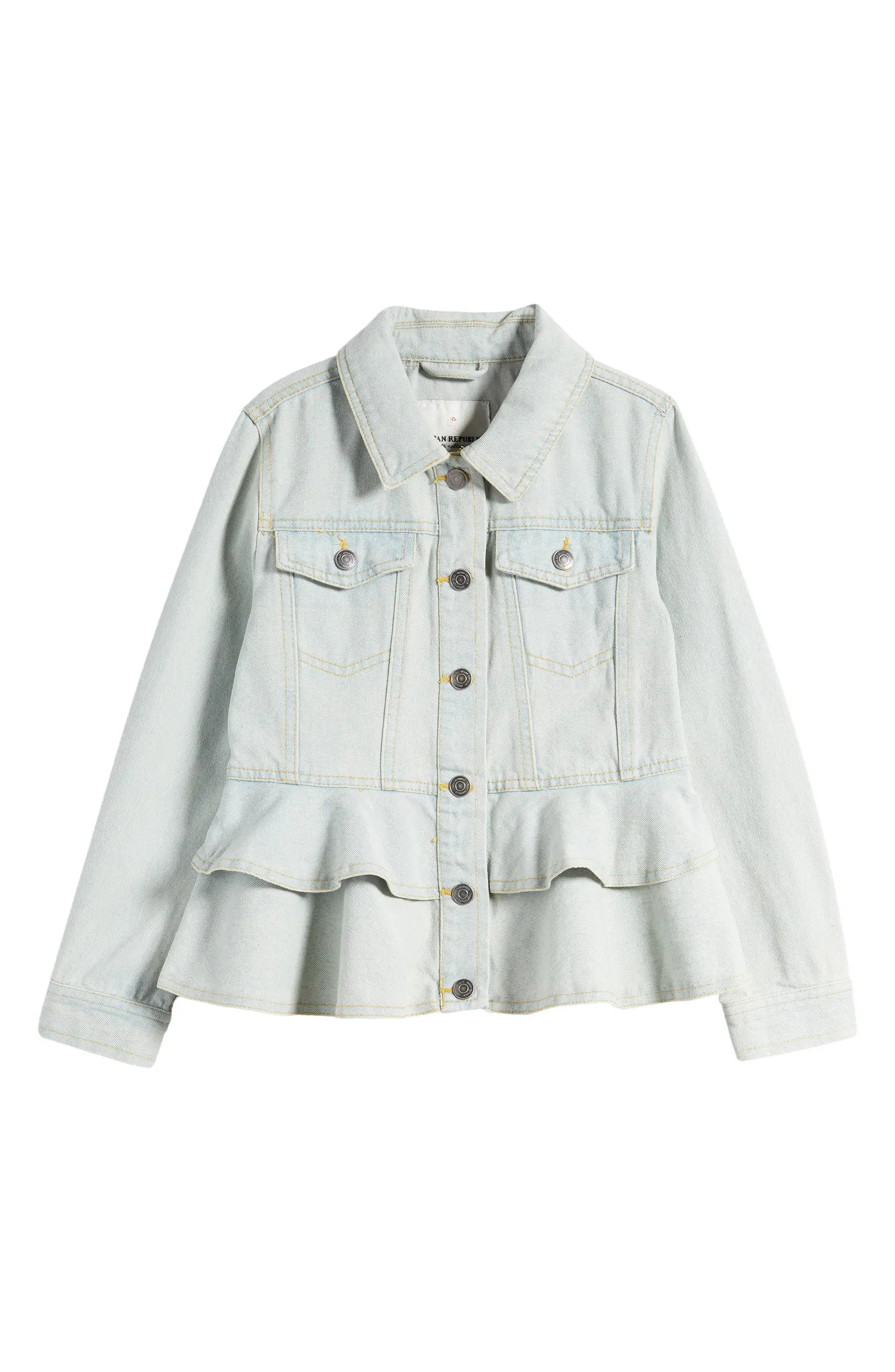 Urban Republic Kids' Tiered Cotton Denim Jacket | Nordstrom | Nordstrom