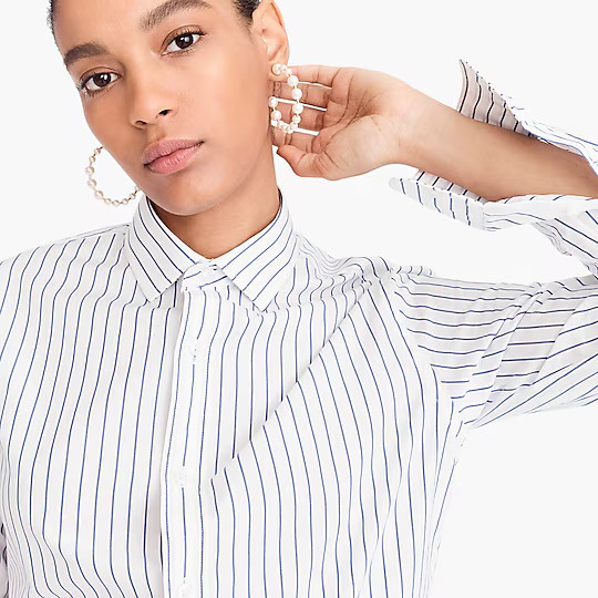 Bead hoop earrings | J. Crew US