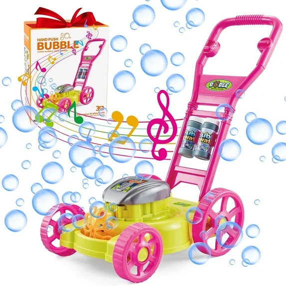 KOPPOP Bubble Lawn Mower - Bubble Machine for Outdoor and Indoor Use, Push Mower with Sound Effec... | Walmart (US)