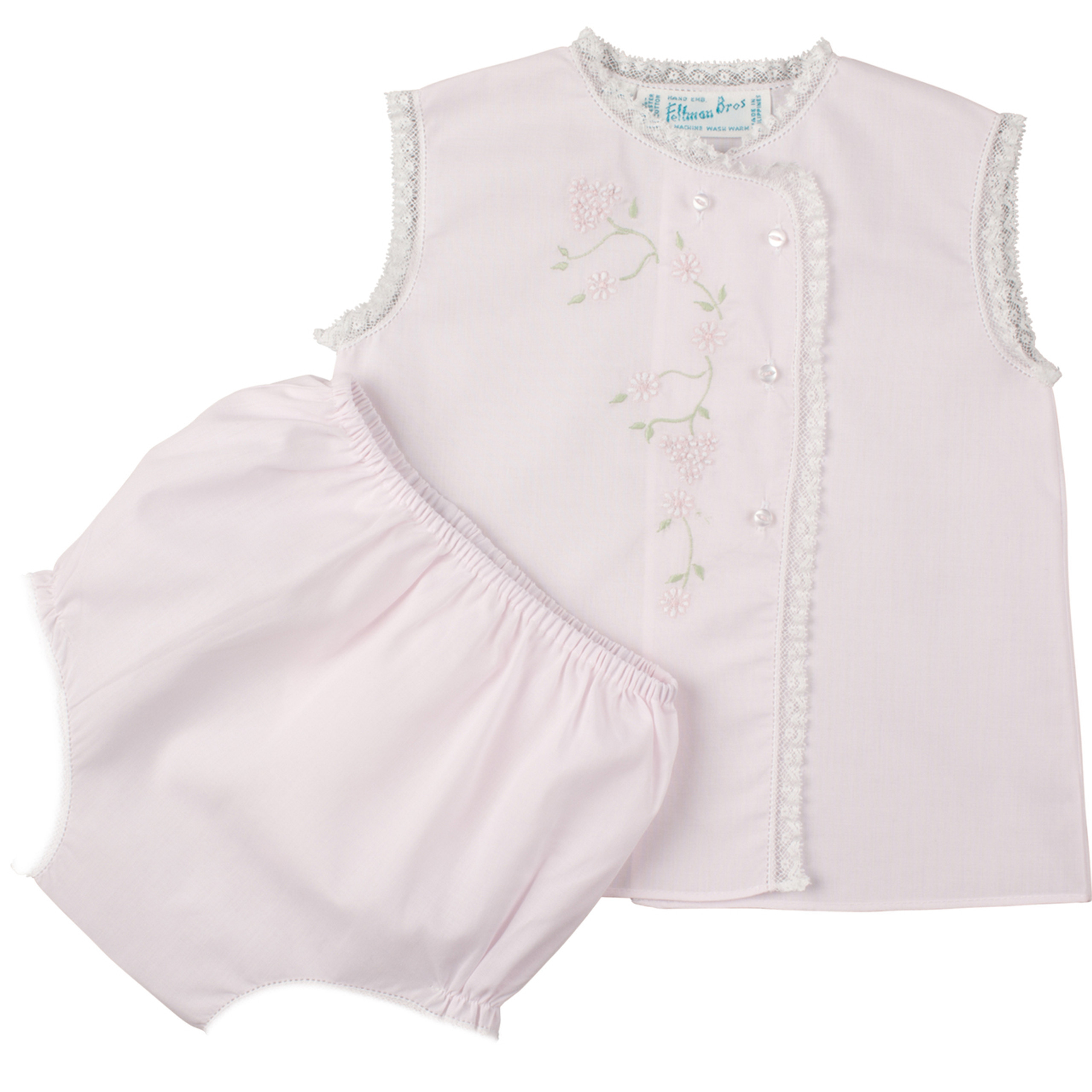 Girls Floral Lace Diaper Set | Feltman Brothers