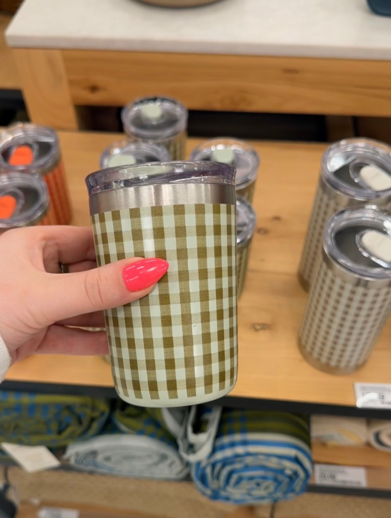 Gigham insulated tumbler is everything 💚
