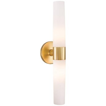 George Kovacs Saber 2-Light Gold Modern/Contemporary Vanity Light | Lowe's