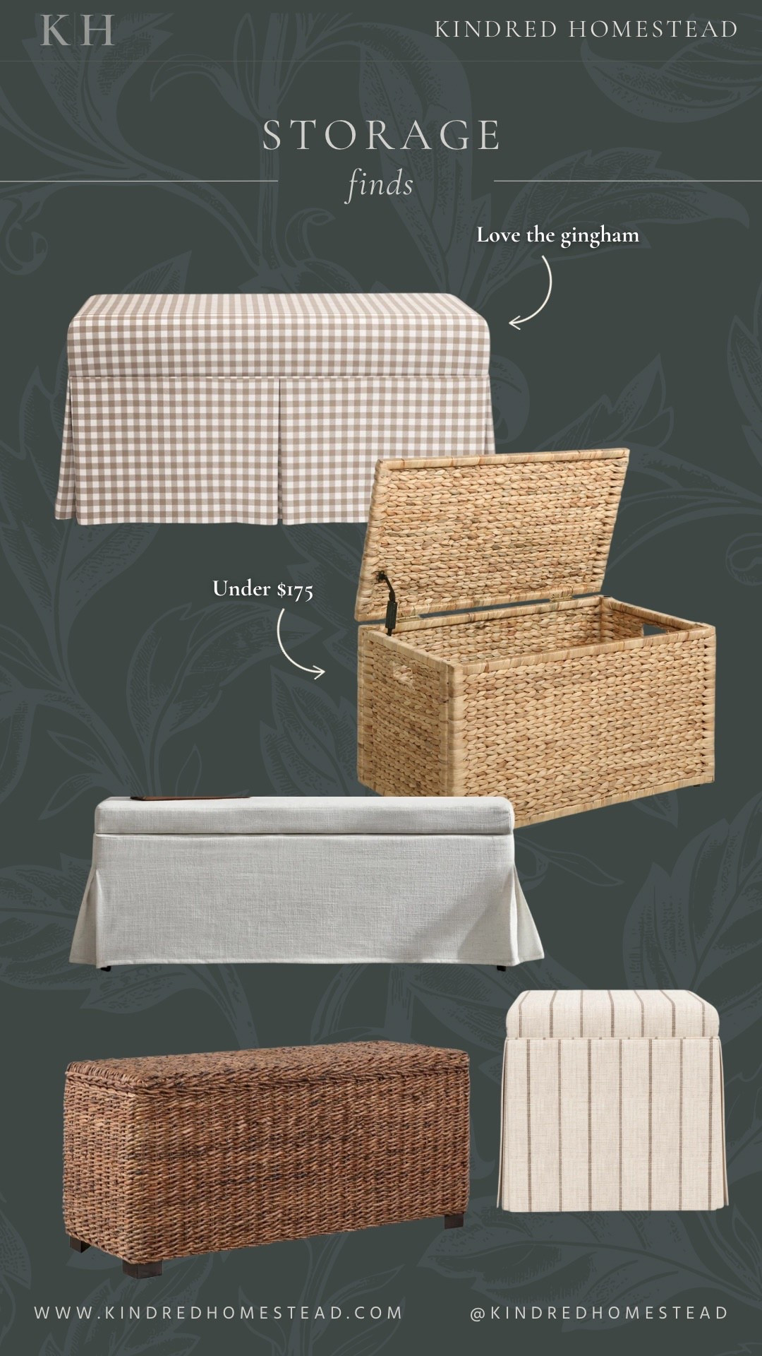 Oversized storage benches are one of my favorite ways to add function without sacrificing style. Perfect for entryways, bedrooms, or the foot of the bed, these options offer hidden storage while grounding a space with texture and scale.

#LTKHome