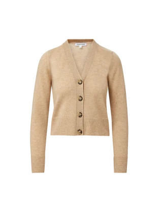 Veronica Beard Solene Cashmere Cardigan Oatmeal | Veronica Beard