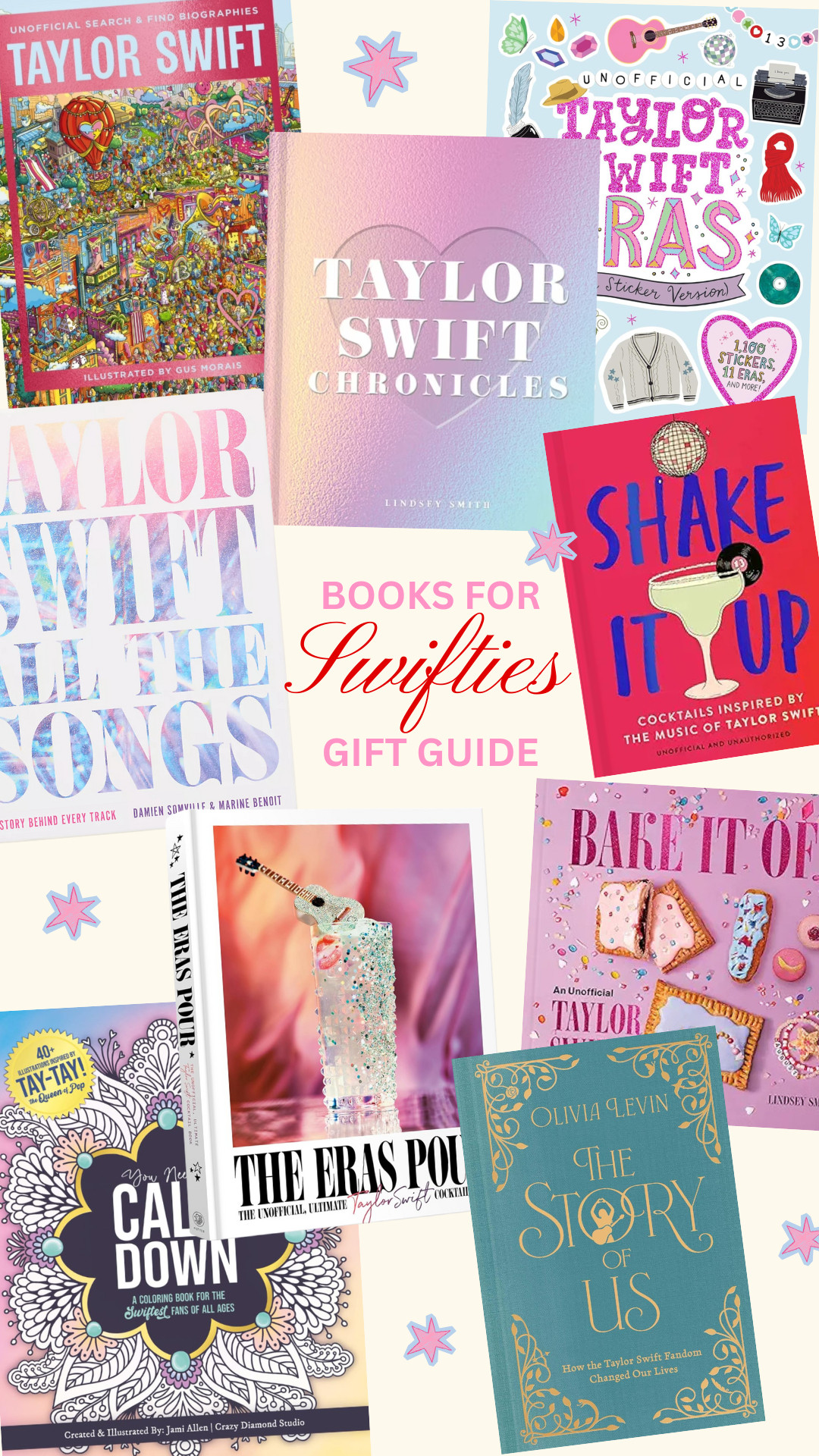 books for taylor swift fans that would make great gifts 🩷⭐️ 

 

#LTKCyberWeek #LTKGiftGuide #LTKHoliday