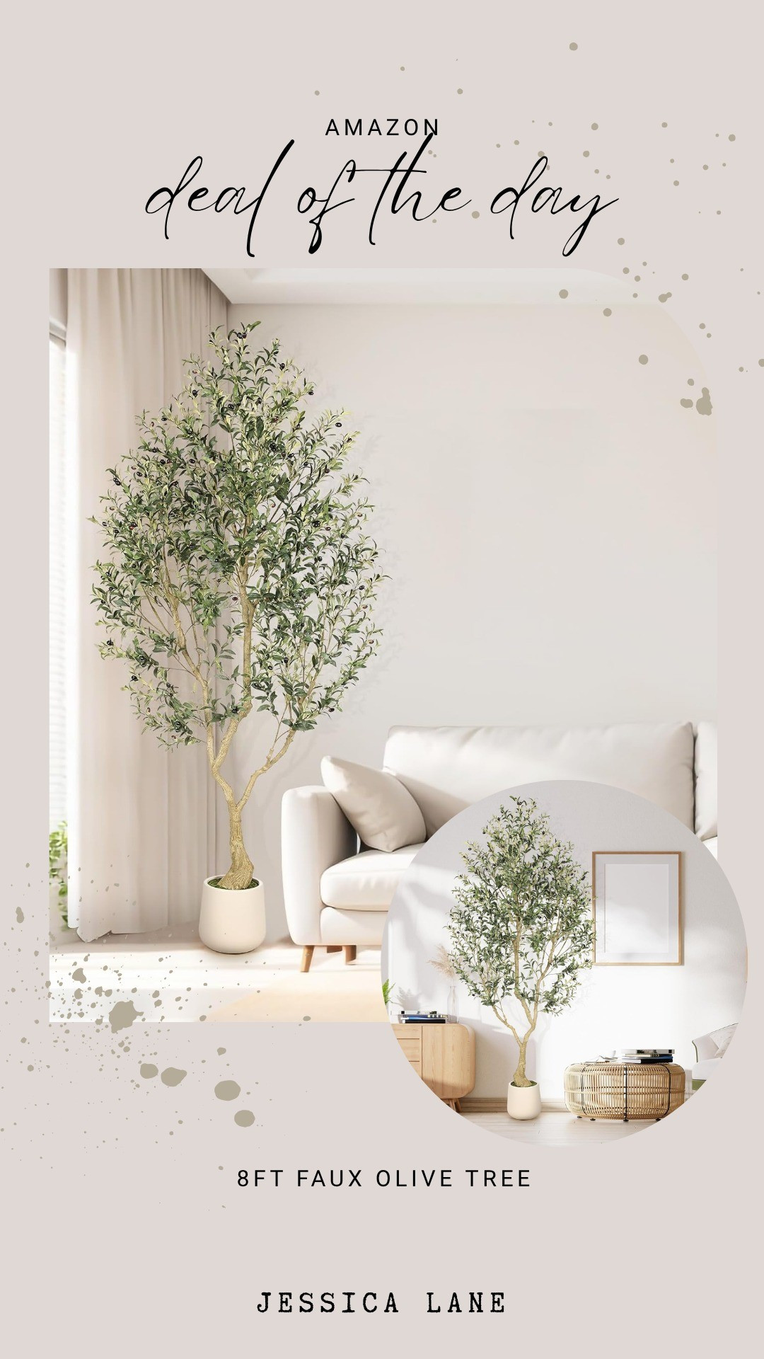 Add a touch of greenery to your home with this 8ft faux olive tree. It is a perfect low-maintenance statement piece for any room.#homedesign #fauxplants #interiordecor #amazonhome

#LTKSaleAlert #LTKHome #LTKSeasonal