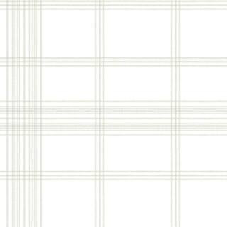 56 sq. ft. Charter Plaid Wallpaper | The Home Depot