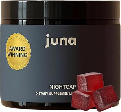 Juna Nightcap Sleep Gummies – Sugar-Free, All-Natural Sleep Aid with Low-Dose Melatonin, Tart C... | Amazon (US)