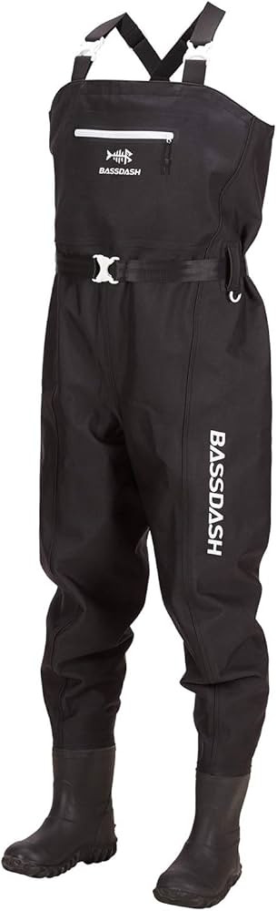 BASSDASH 3D Boot Foot Game Wader Ultra High Strength Nylon PVC Fishing Hunting Chest Waders for M... | Amazon (US)