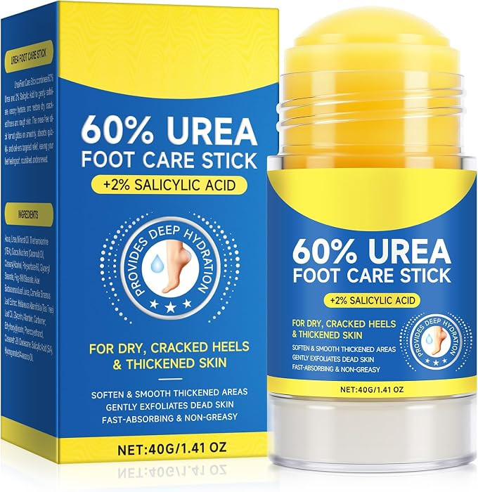 60% Urea 2% Salicylic Acid Foot Care Stick for Dry Cracked Feet, -1.41oz | Amazon (US)