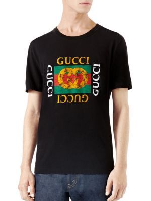 Gucci Print Washed Tee | Saks Fifth Avenue