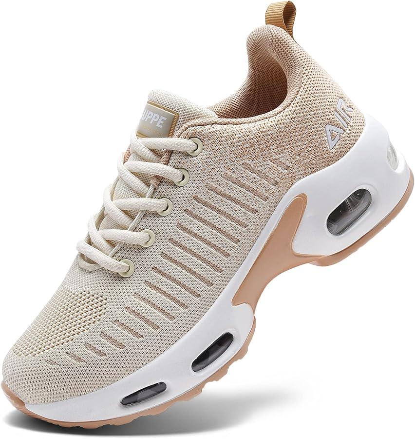 QAUPPE Womens Fashion Lightweight Air Sports Walking Sneakers Breathable Gym Jogging Running Tenn... | Amazon (US)