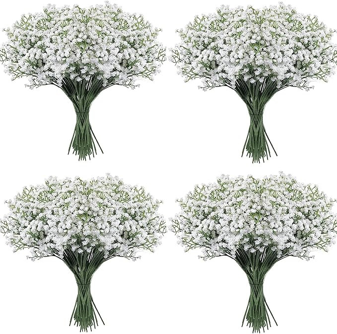 Babys Breath Artificial Flowers,30 Pcs Gypsophila Real Touch Flowers for Wedding Party Home Garde... | Amazon (US)