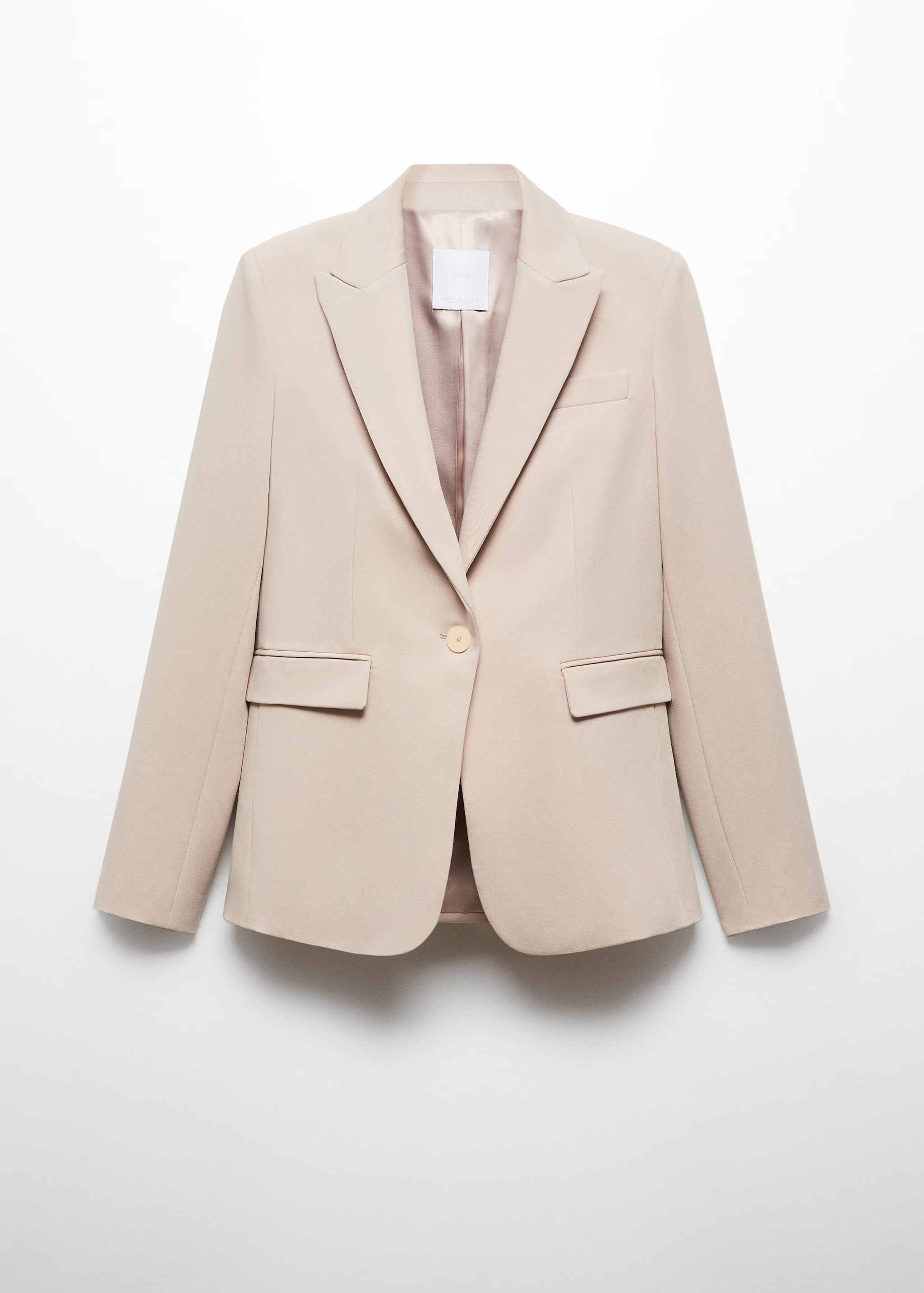 Fitted suit blazer - Woman | MANGO USA | MANGO (US)