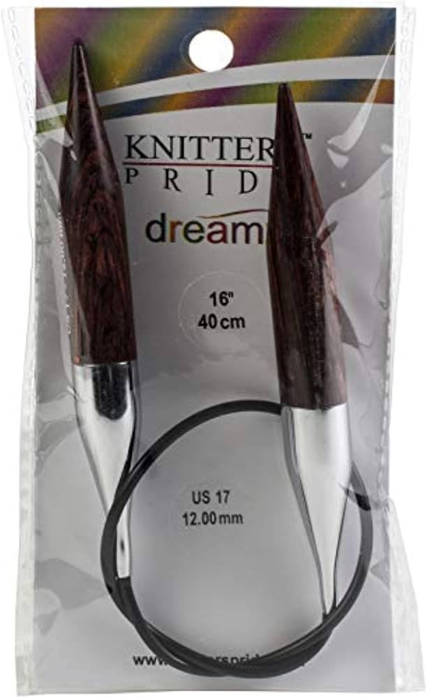 Knitter's Pride Dreamz Fixed Circular Needles 16"-Size 17/12mm | Amazon (US)